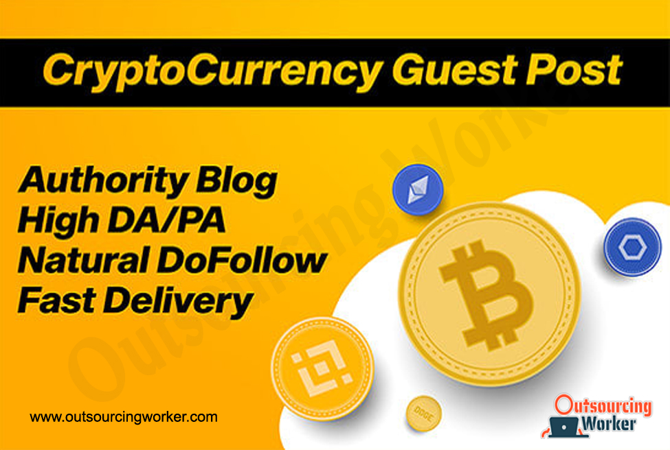 I will write cryptocurrency article and do guest post on cryptocurrency blogs