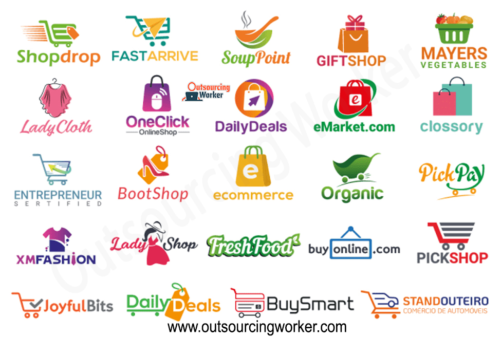 I will Do Modern Ecommerce Online Store Shop Logo Design